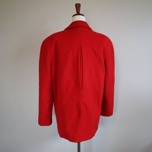 Jones New York Red Cashmere Wool Blend Jacket Size 6 - Picture 4 of 5